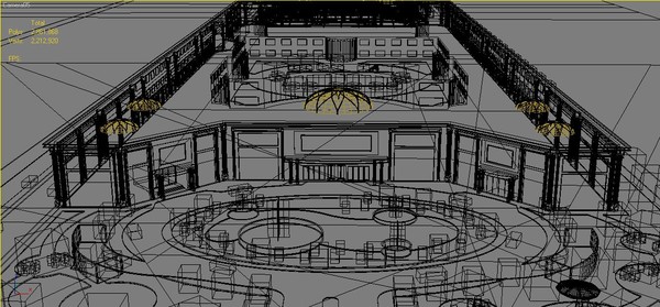 hotel amusement park 3d max - Hotel & Amusement Park Complex by Ralf128